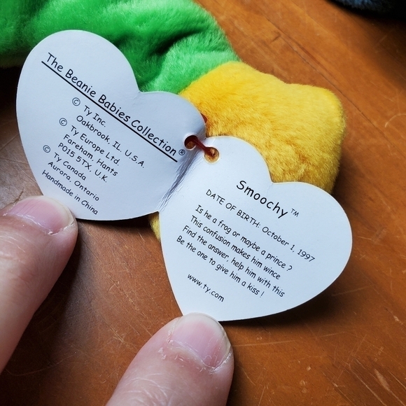 1990s Beanie Babies, Lot of 3, 2 Full Sized/1 Miniature - Picture 3 of 6